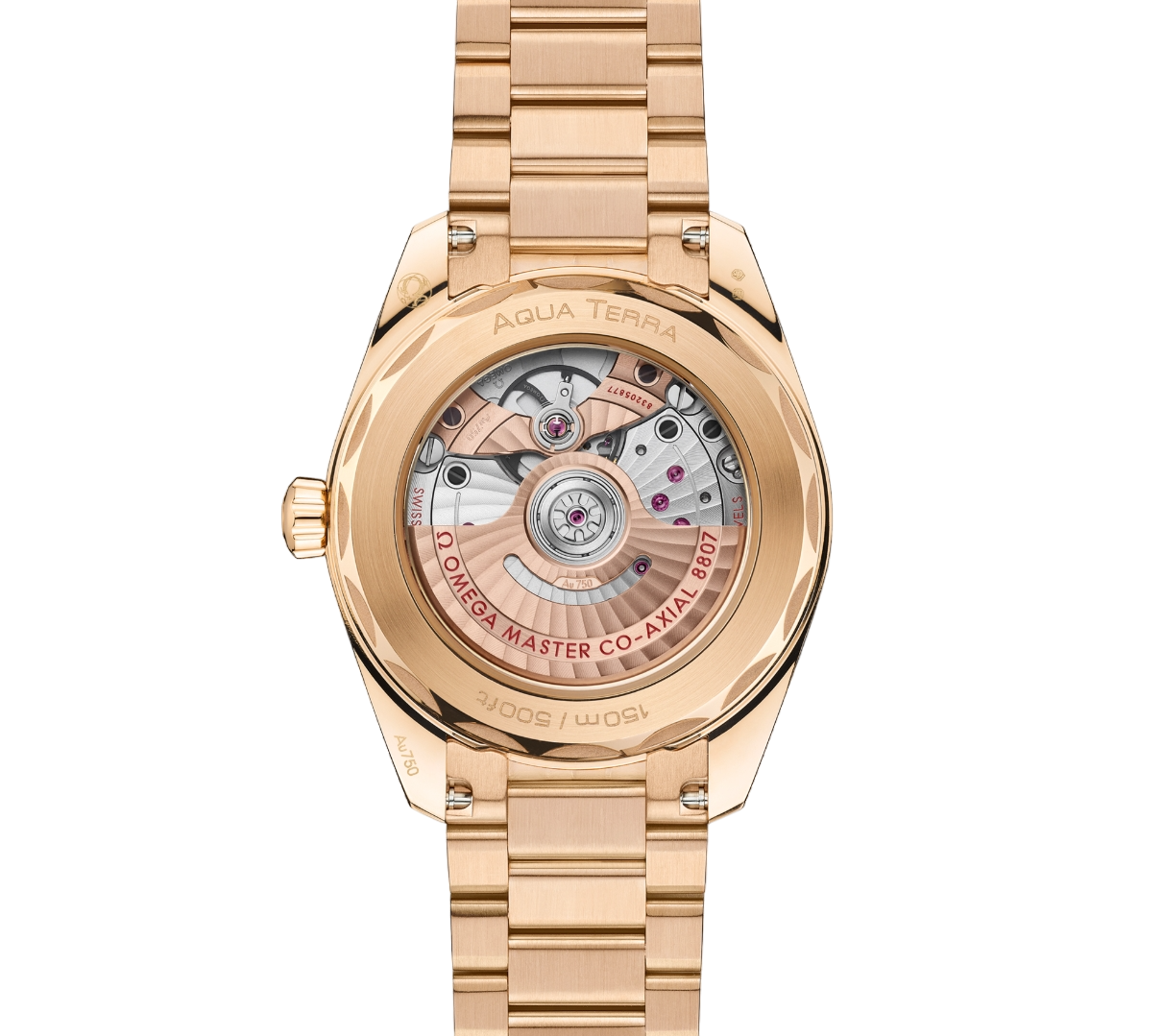 Omega Seamaster Aqua Terra 18K Moonshine™ gold & Diamonds Unisex Watch - Premium Luxury Product