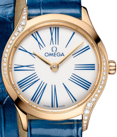 Omega De ville Mini Trésor 18K Moonshine™ Gold & Diamonds Lady's Watch - Premium Luxury Product