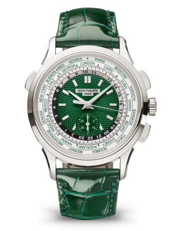 Patek Philippe Complications Chronograph World Time 39,5 mm Platinum Men's Watch