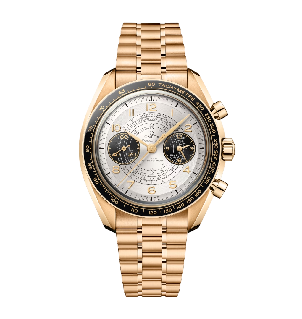 Omega Speedmaster Two Counters Chronograph 18K Moonshine™ Gold Men's Watch - Premium Luxury Product