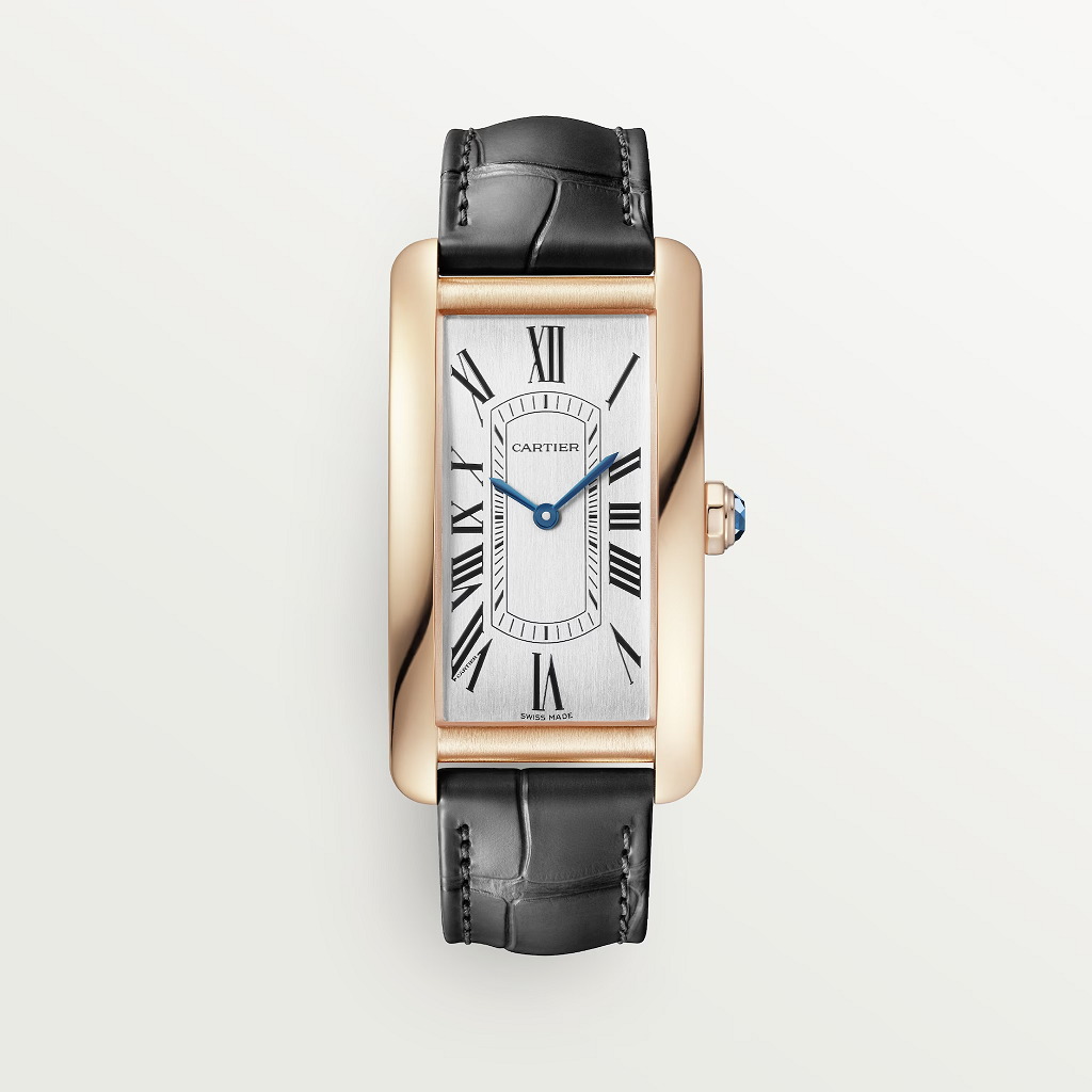 Cartier Tank Americaine 18K Rose Gold Man's Watch - Premium Luxury Product