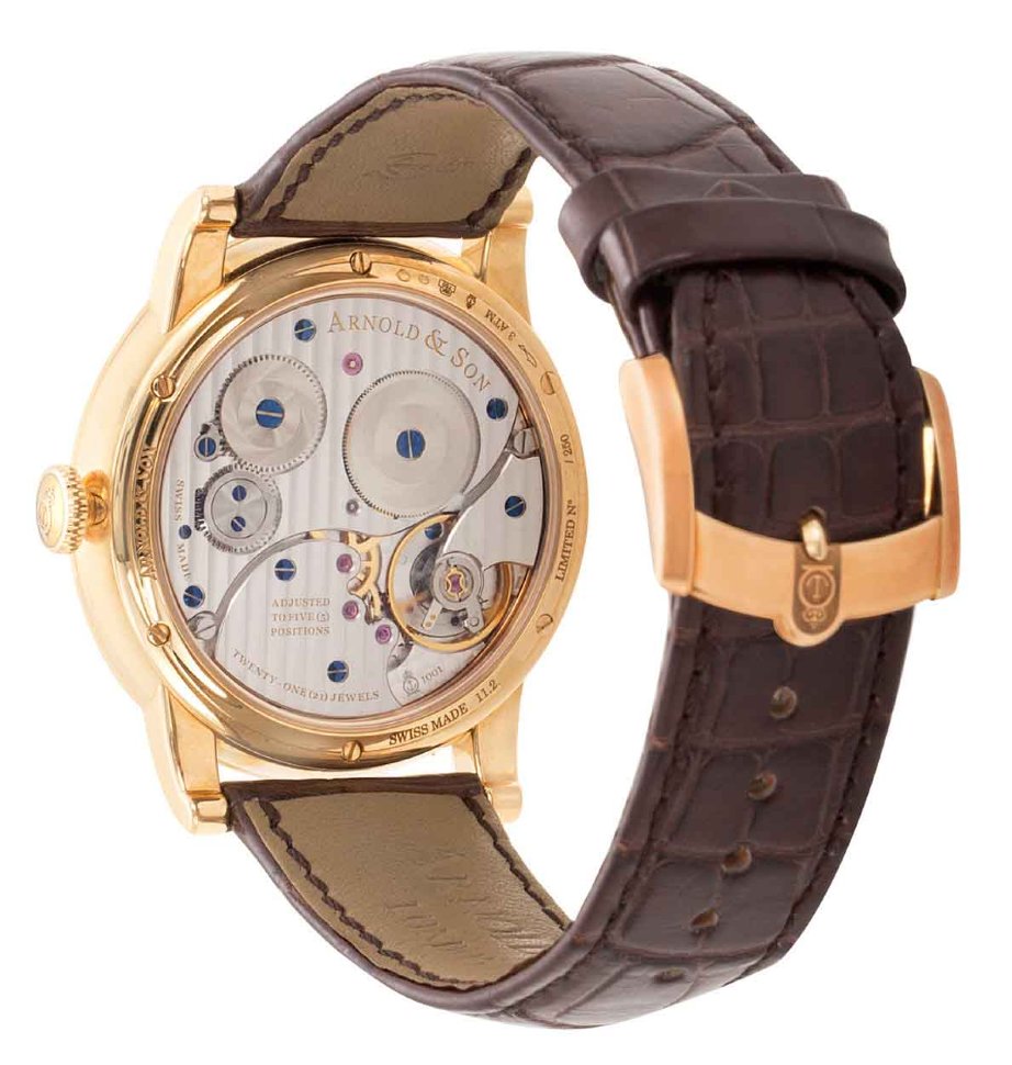 Arnold & Son Royal Collection HMS1 18K Rose Gold Men's Watch - Premium Luxury Product