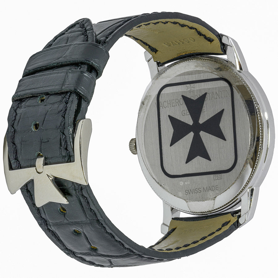 Vacheron Constantin Traditionnelle 18K White Gold & Diamonds Men's Watch