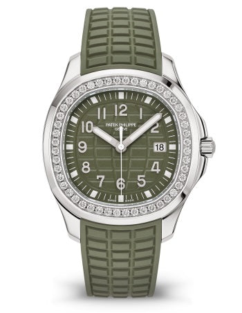 Patek Philippe Aquanaut Stainless Steel & Diamonds Ladies Watch