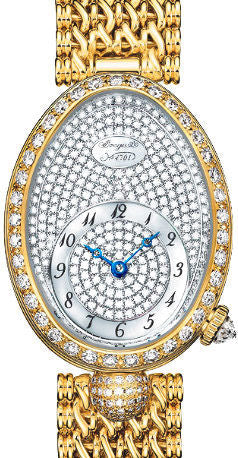 Breguet Reine de Naples 18K Yellow Gold & Diamonds Lady's Watch - Premium Luxury Product