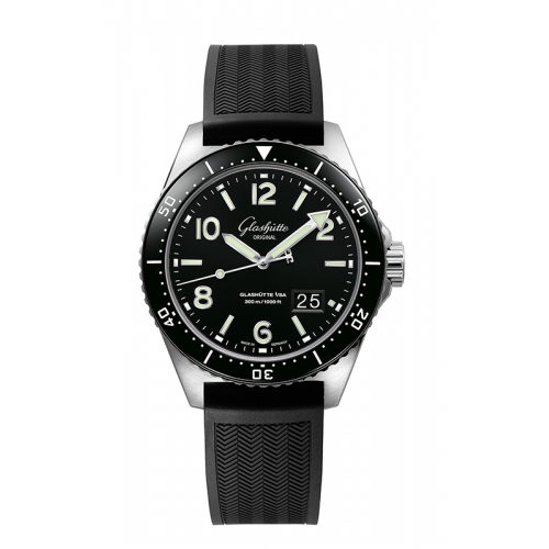 Glashutte Original Spezialist SeaQ Panorama Date Stainless steel Men's Watch - Premium Luxury Product