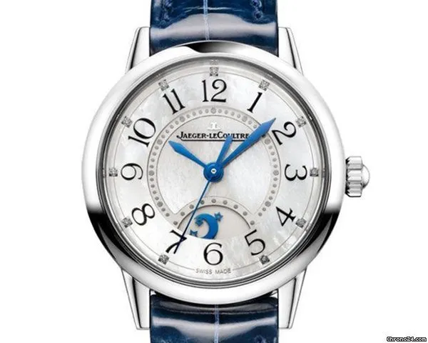 Jaeger-Lecoultre Reverso Classic Night & Day Stainless steel & Diamonds Lady's Watch - Premium Luxury Product