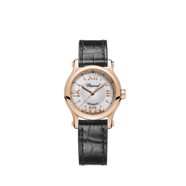 Chopard Happy Sport Ethical Rose Gold & Diamonds Ladies Watch - Premium Luxury Product