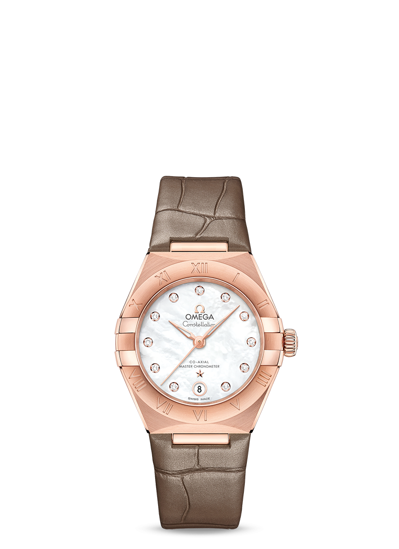 Omega Constellation Co-Axial Master Chronometer Sedna™ Gold & Diamond Lady’s Watch - Premium Luxury Product