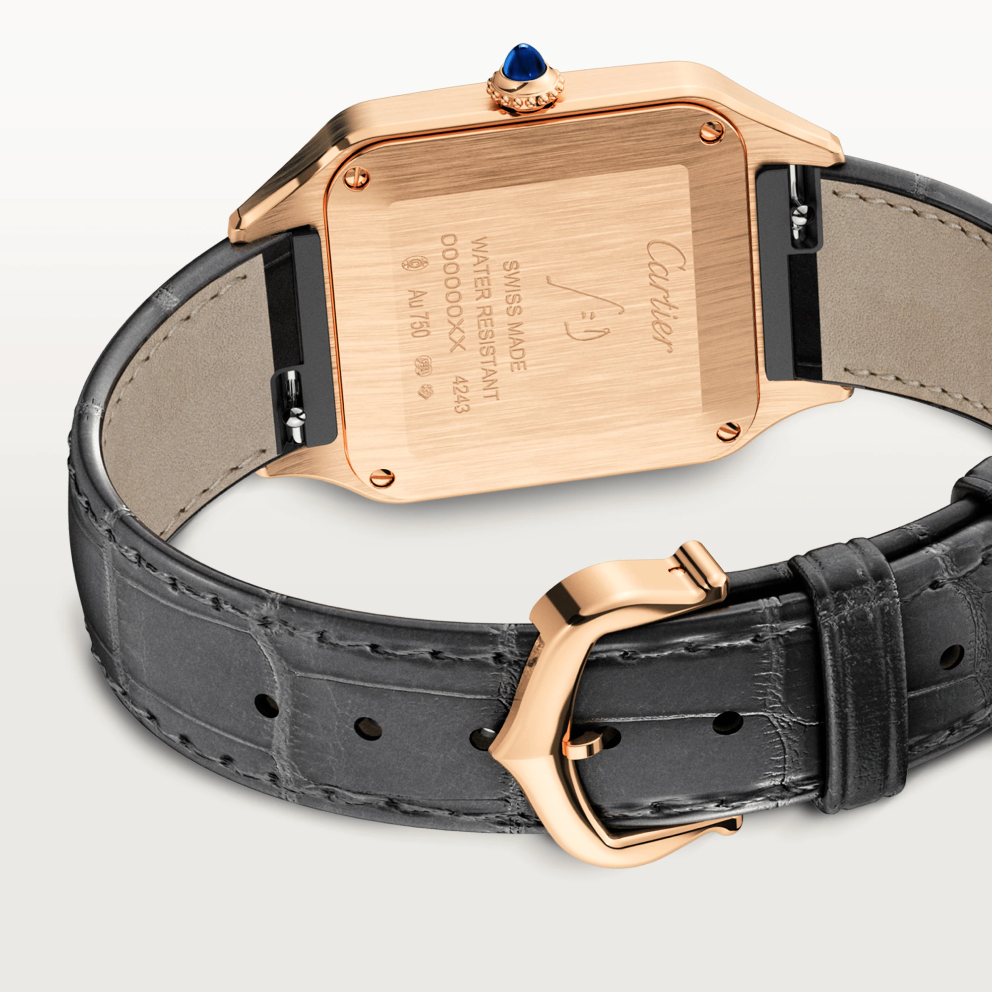 Cartier Santos 18K Rose Gold Lady's Watch - Premium Luxury Product