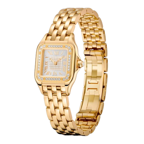 Cartier Panthère de Cartier 18K Yellow Gold & Diamonds Lady's Watch - Premium Luxury Product