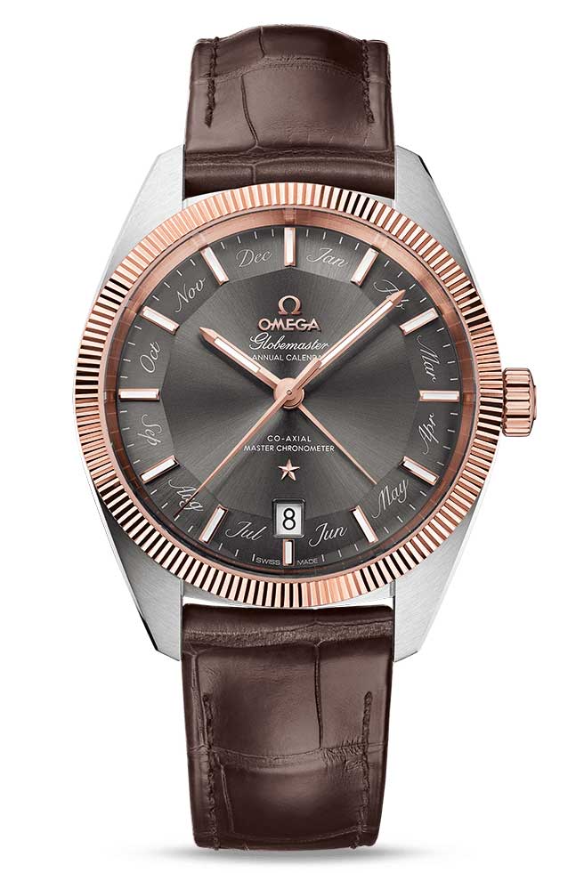 Omega Constellation Globemaster Co-Axial Master Stainless Steel &amp; 18K Sedna™ Gold Men`s Watch - Premium Luxury Product