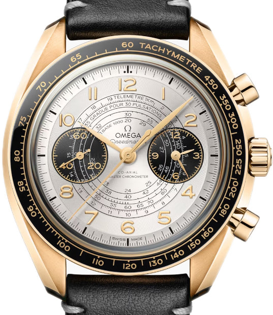 Omega Speedmaster Two Counters Chronograph 18K Moonshine™ Gold Men's Watch - Premium Luxury Product