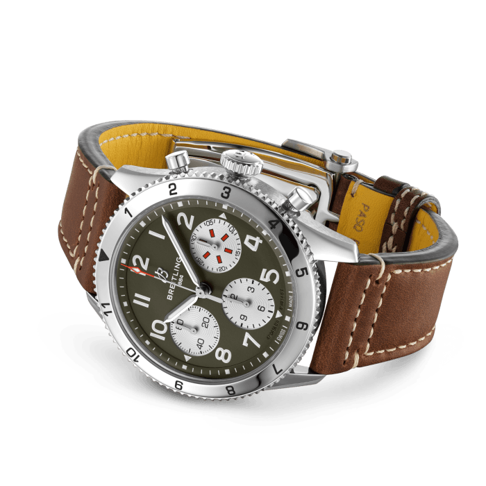 Breitling Classic AVI Chronograph 42 mm Stainless steel Men's Watch - Premium Luxury Product