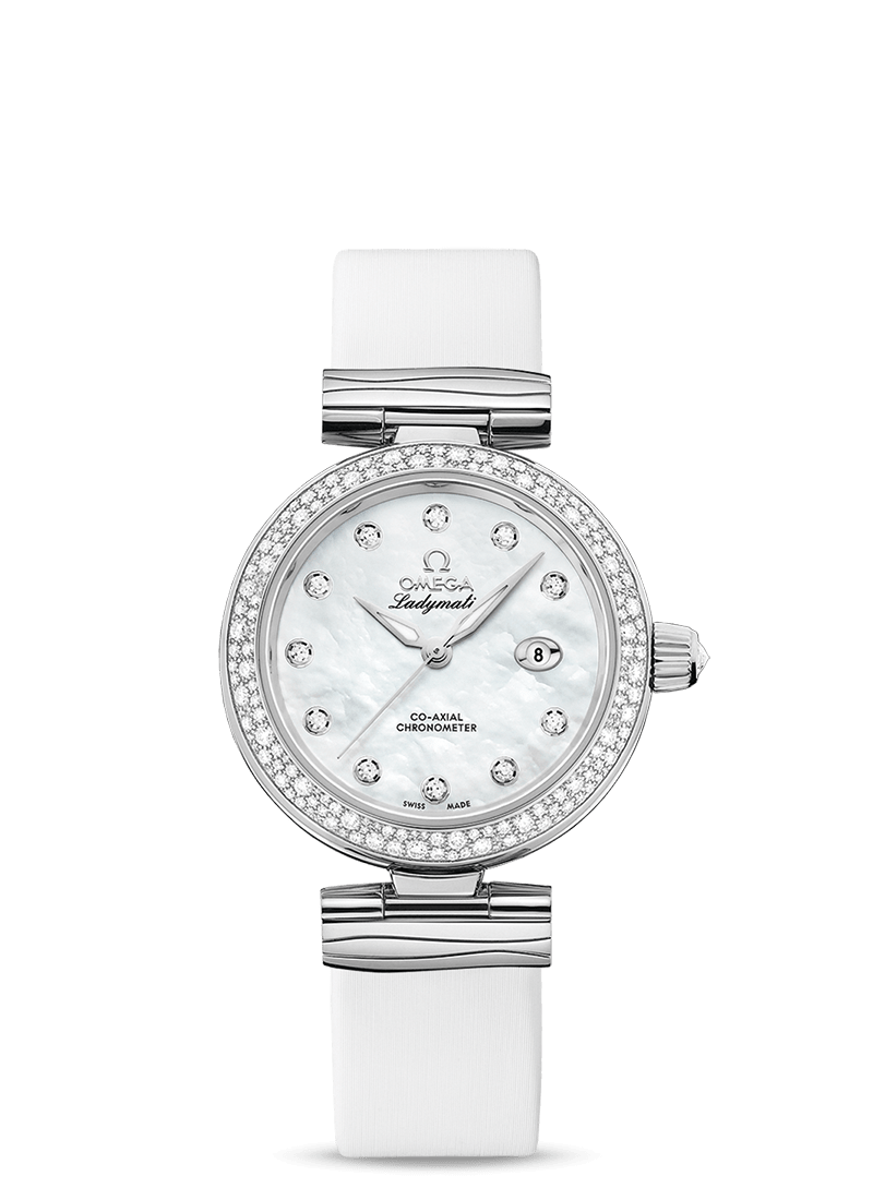Omega De Ville Co-Axial Master Chronometer Stainless Steel & Diamonds Lady's Watch - Premium Luxury Product
