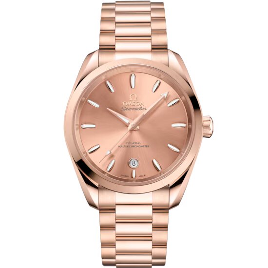 Omega Seamaster Aqua Terra 18K Sedna™ gold Men's Watch - Premium Luxury Product