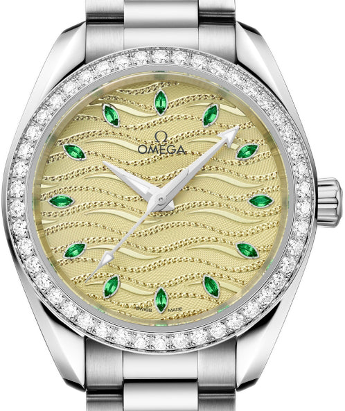 Omega Seamaster Aqua Terra 18K Canopus Gold™& Diamonds Lady's Watch - Premium Luxury Product
