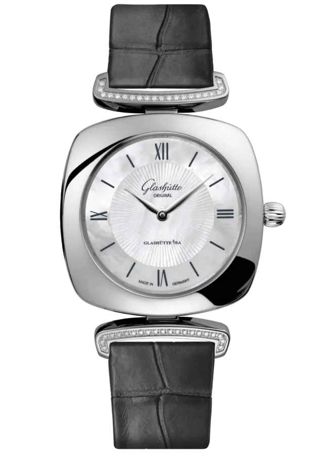 Glashutte Original Lady Collection Pavonia Stainless steel Lady's Watch - Premium Luxury Product