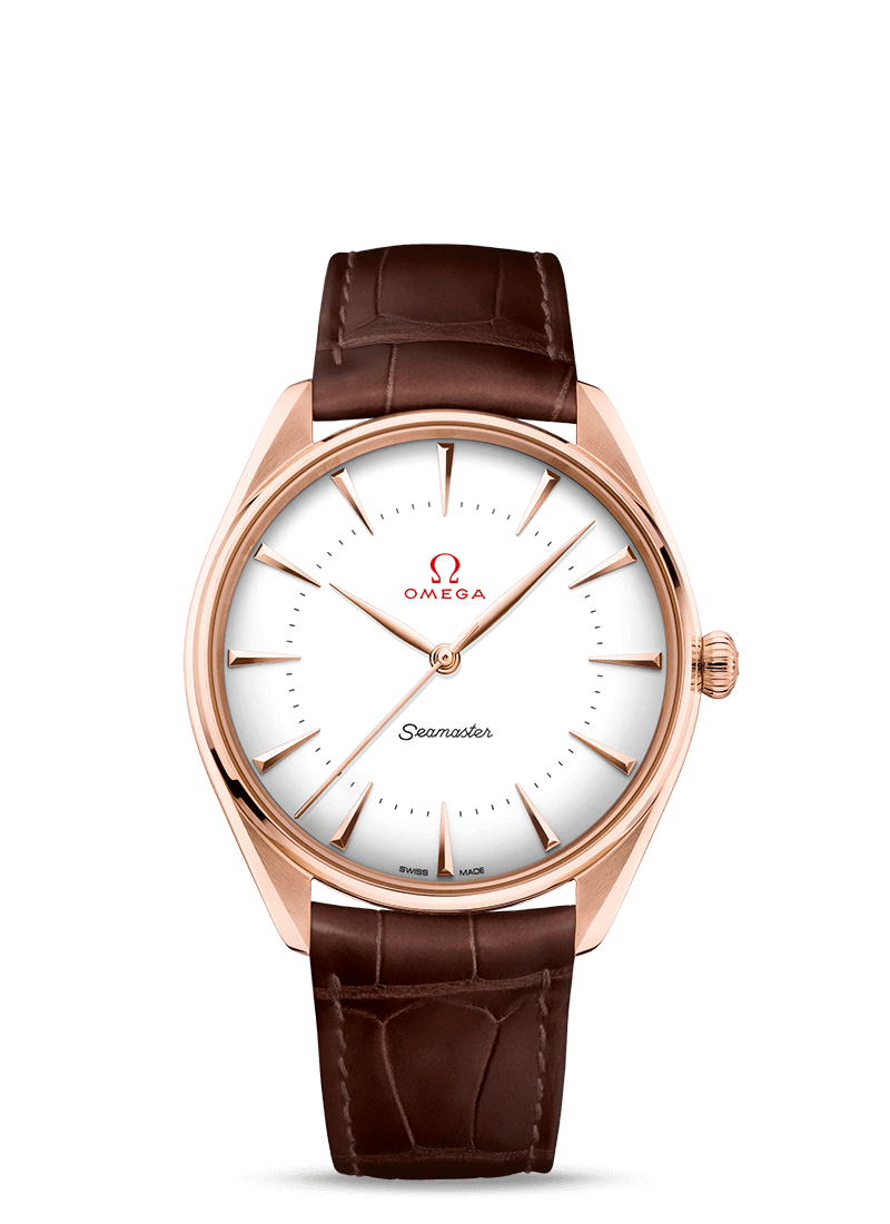 Omega Seamaster Heritage Olympic Co-Axial Master Chronometer 18K Sedna™ gold Men's Watch - Premium Luxury Product