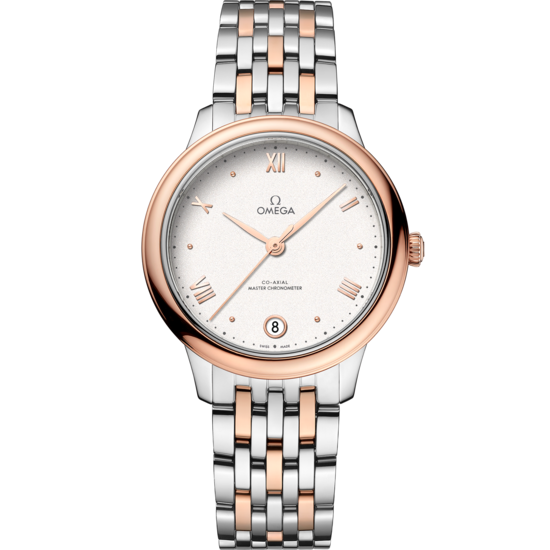Omega De ville Prestige Stainless steel & 18K Sedna™Gold Lady's Watch - Premium Luxury Product