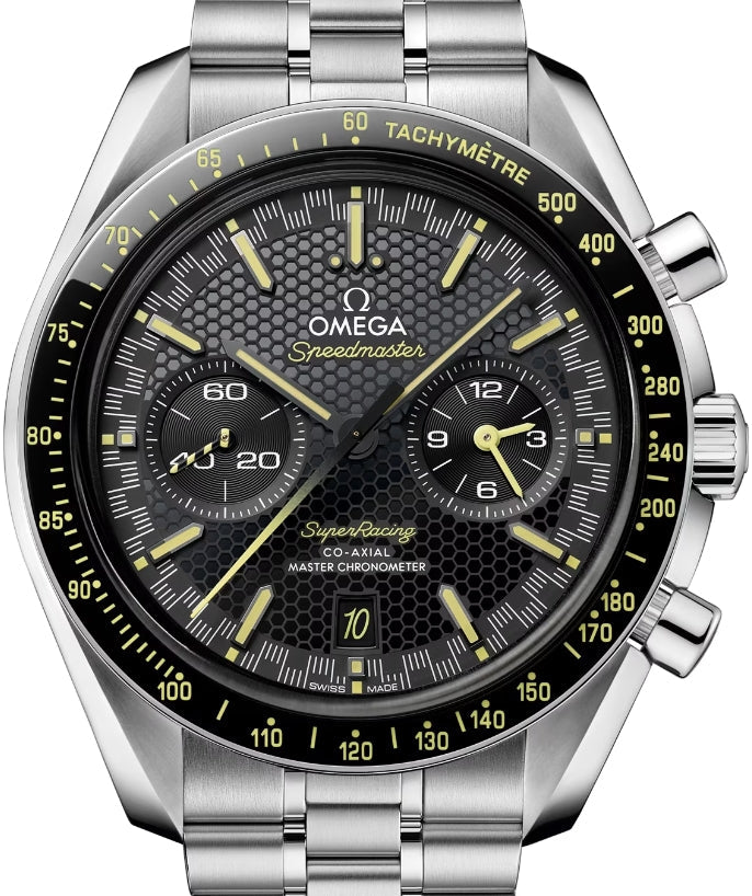 Omega Speedmaster Two Counters Super Racing Chronograph Stainless steel Men's Watch - Premium Luxury Product