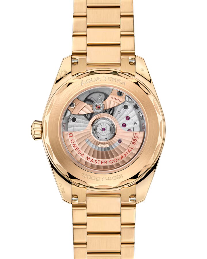 Omega Seamaster Aqua Terra 18K Moonshine™ gold Men's Watch - Premium Luxury Product