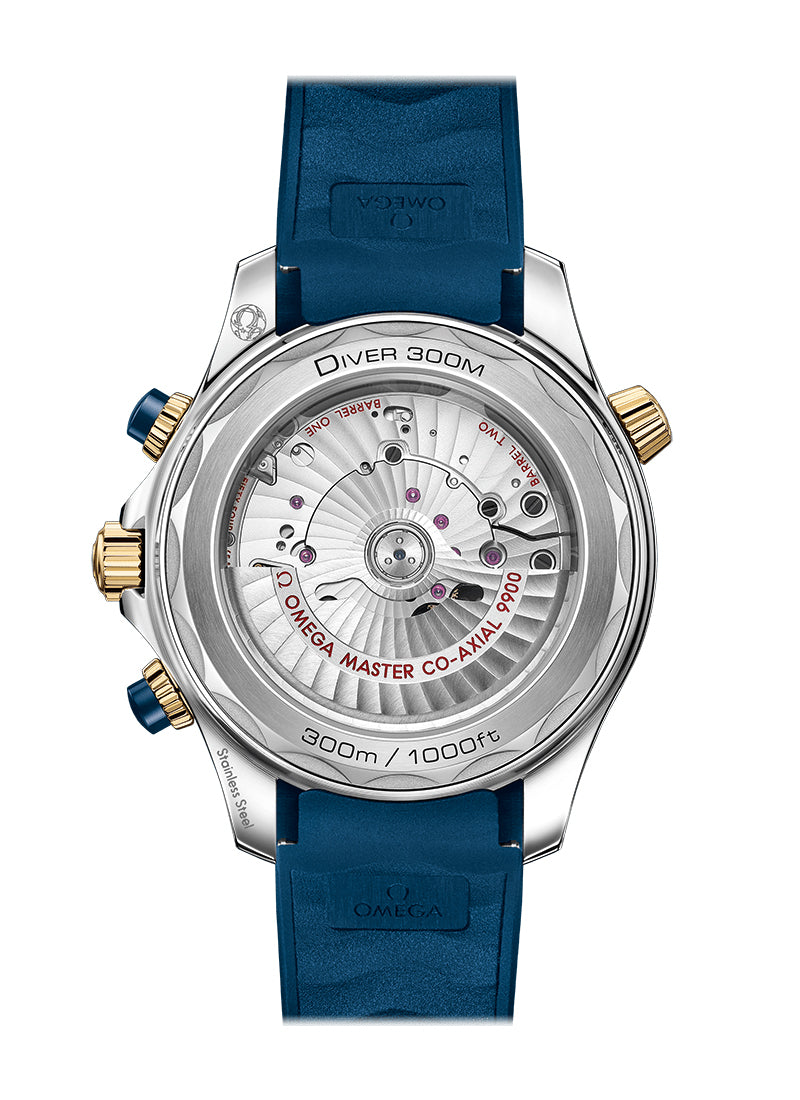 Omega Seamaster Diver Stainless steel & 18K Yellow gold Men's Watch - Premium Luxury Product