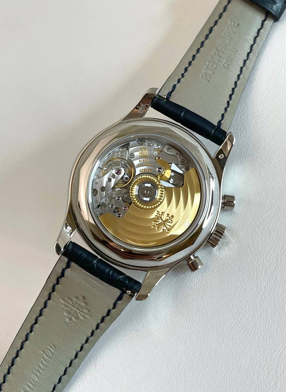 Patek Philippe Annual Calendar Chronograph 18K White Gold Men's Watch