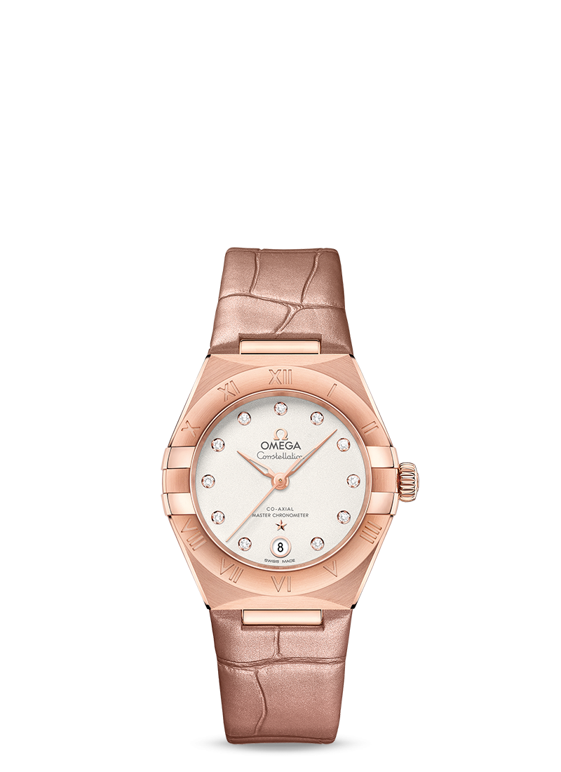 Omega Constellation Co-Axial Master Chronometer Sedna™ Gold & Diamond Lady’s Watch - Premium Luxury Product