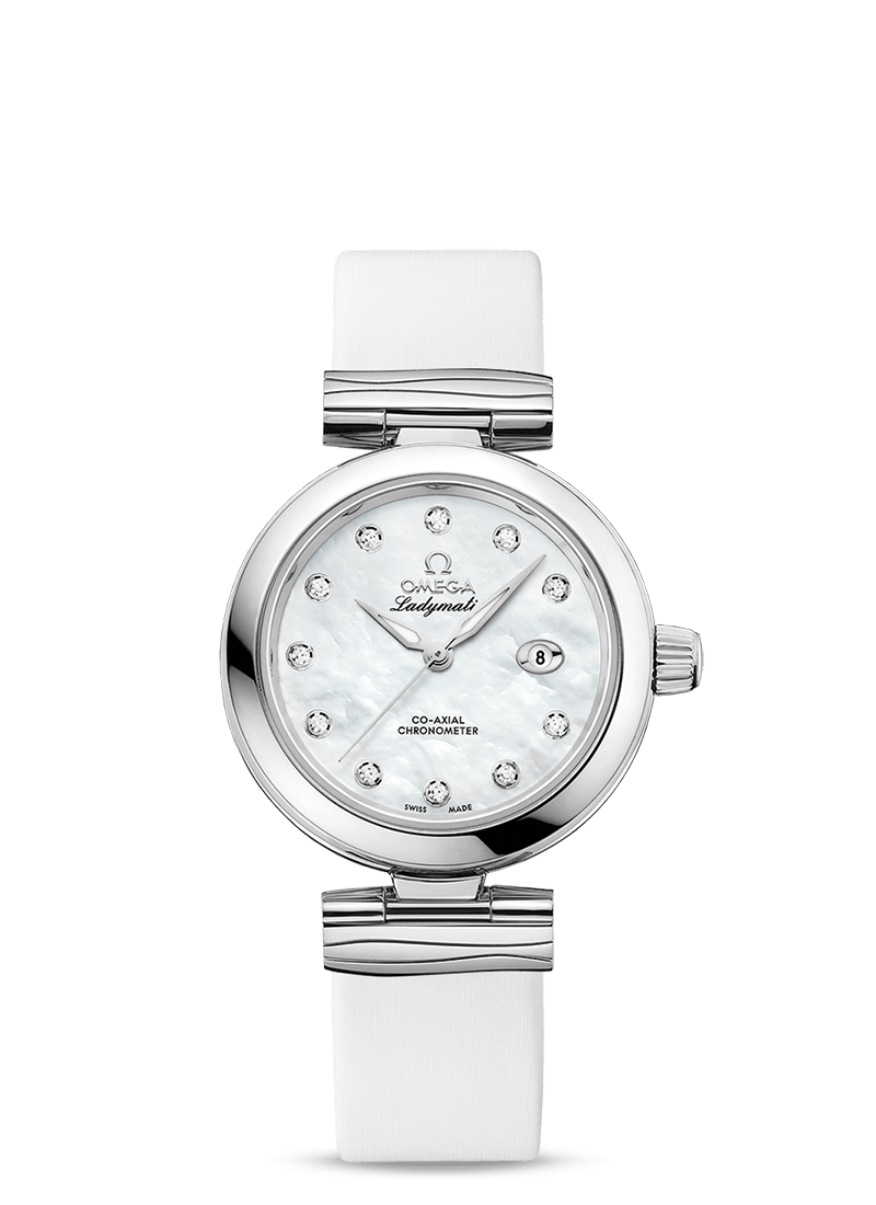 Omega De Ville Co-Axial Master Chronometer Stainless Steel & Diamonds Lady's Watch - Premium Luxury Product