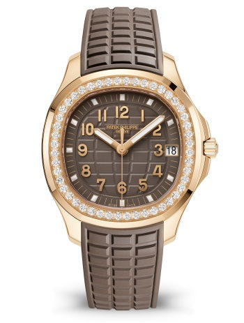 Patek Philippe Aquanaut 38,8 mm  18K Rose Gold & Diamonds Ladies Watch