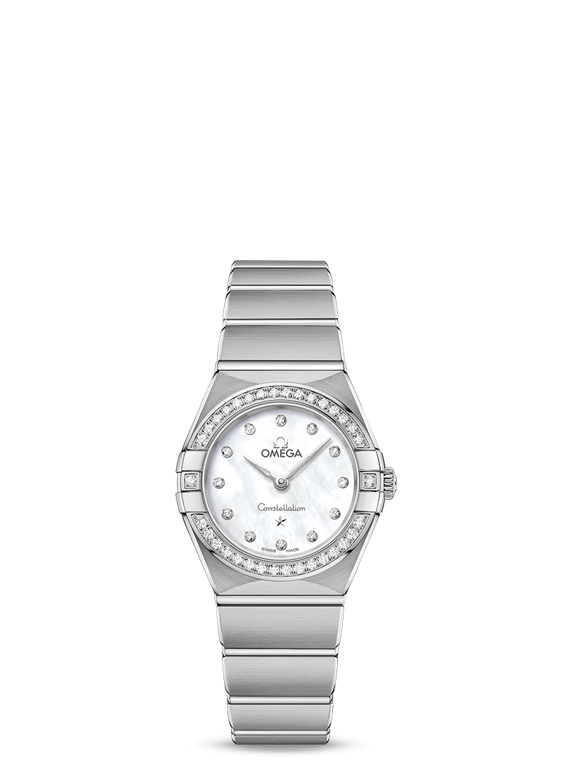 Omega Constellation Quartz Stainless steel & Diamonds Lady’s Watch - Premium Luxury Product