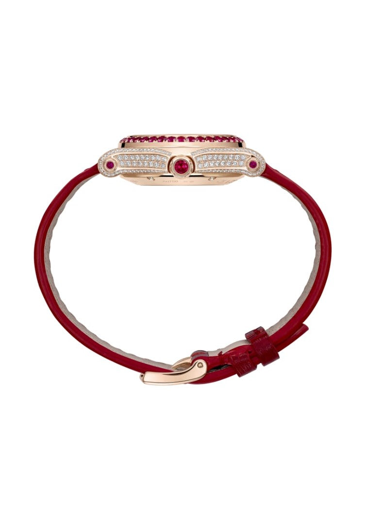 Chopard Happy Sport Ethical 18K Rose Gold & Diamonds & Rubies Ladies Watch - Premium Luxury Product
