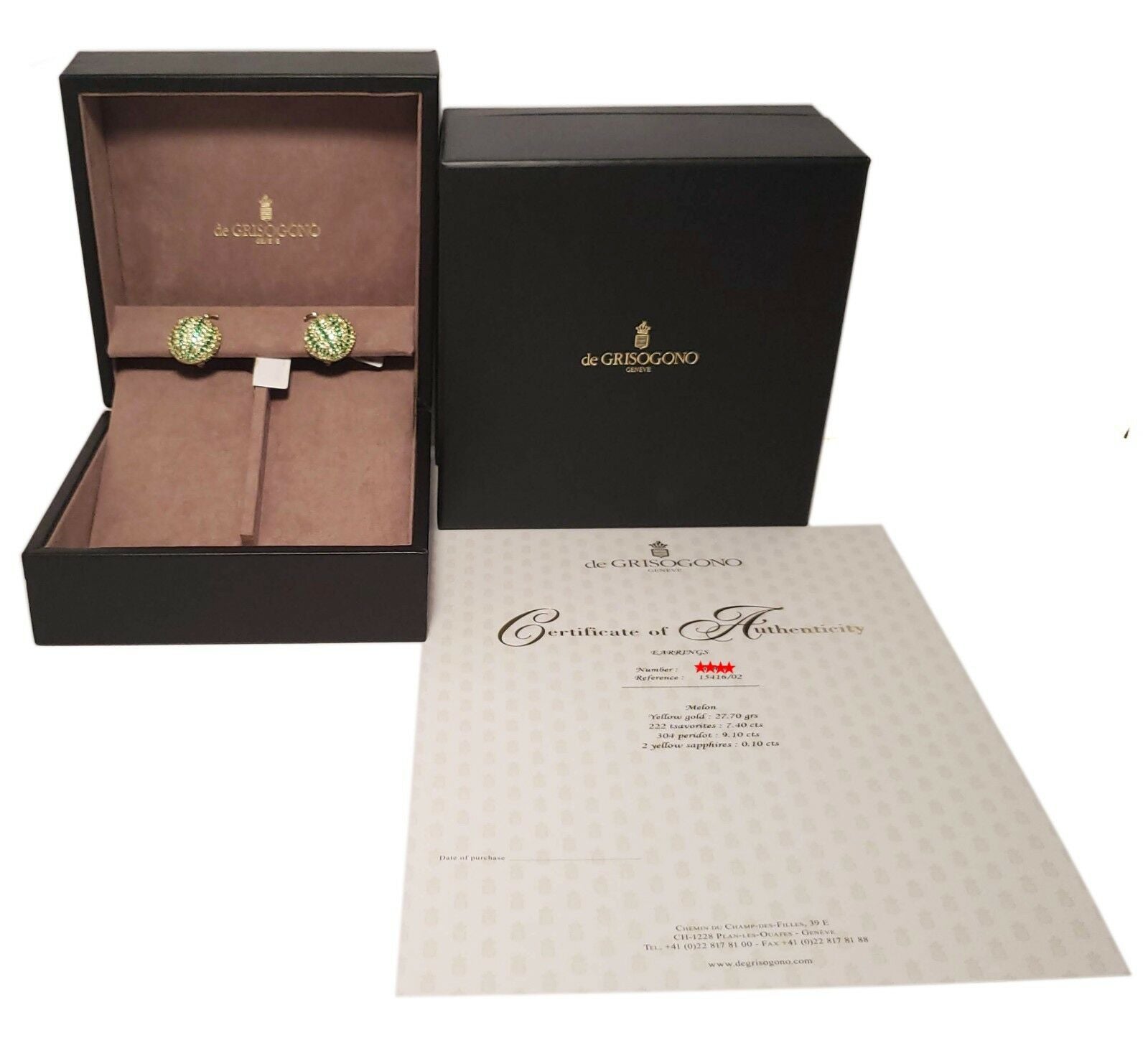 De Grisogono Melon Earrings - Premium Luxury Product