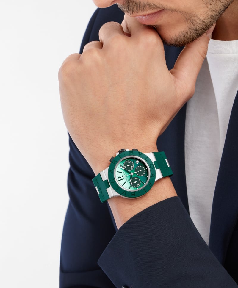 Bvlgari Aluminium Smeraldo Watch 104076 - Premium Luxury Product