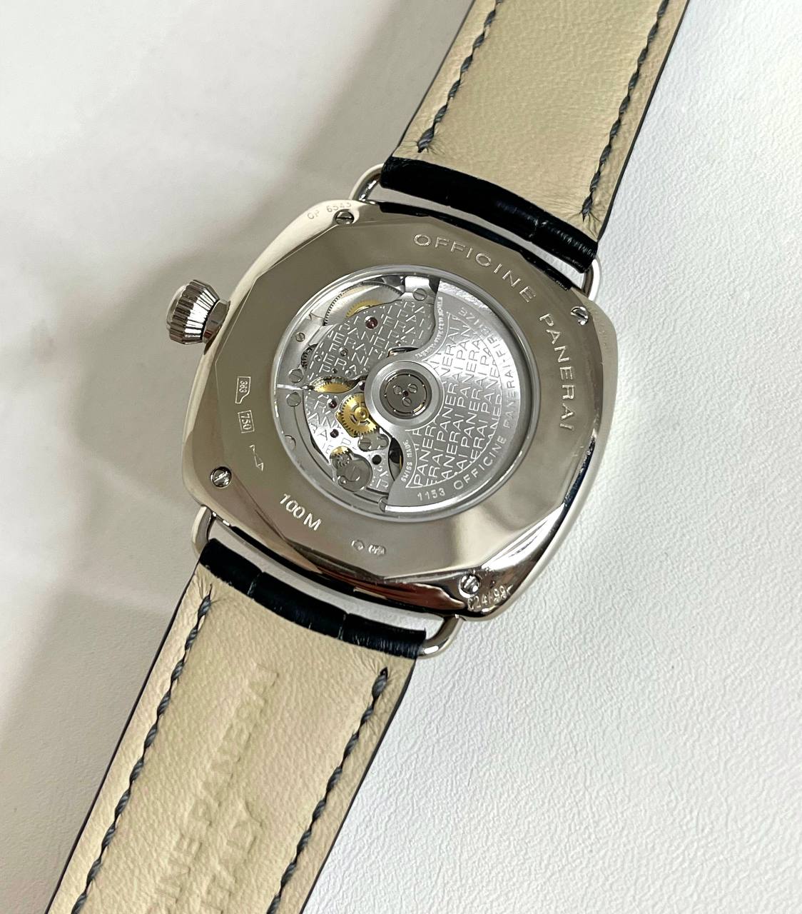 Panerai Radiomir 18K White Gold & Diamonds Unisex Watch