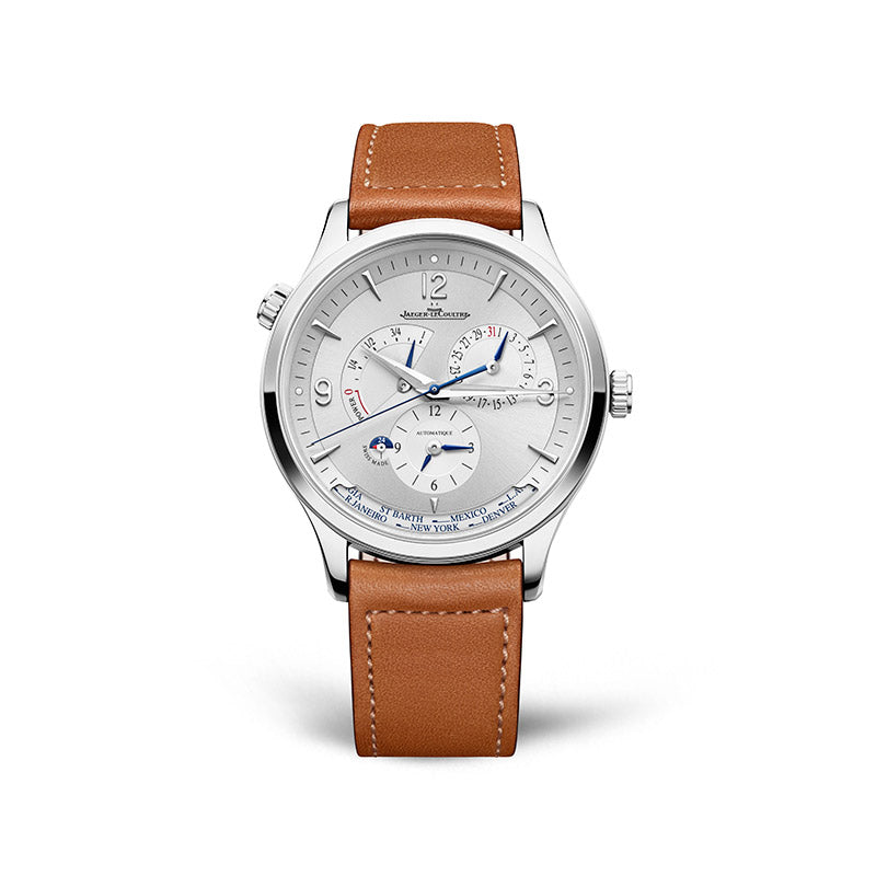 Jaeger-Lecoultre Master Control Geographic Stainless steel Men's Watch - Premium Luxury Product