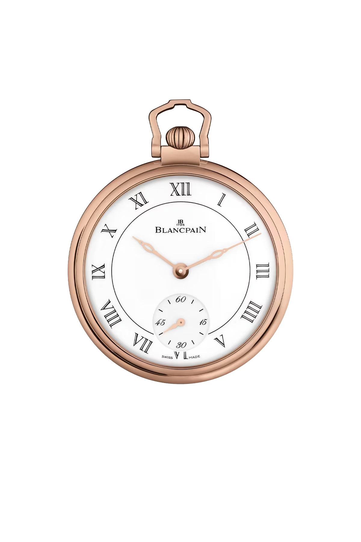 Blancpain Metiers D'art Montre De Poche Demi-Savonnette 18K Red Gold Man's Watch - Premium Luxury Product