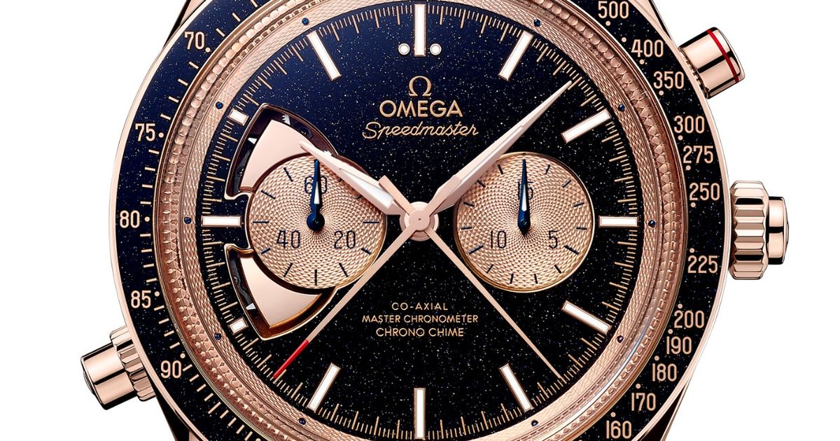 Omega Speedmaster Two Counters MoonPhase 18K Sedna™ Gold & Ceramic Men's Watch - Premium Luxury Product