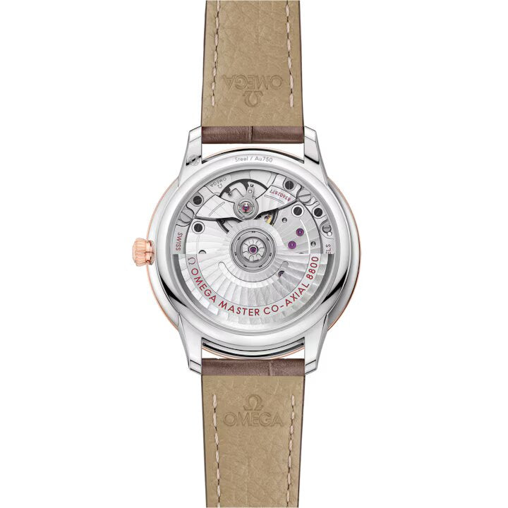 Omega De ville Prestige Stainless steel & 18K Sedna™Gold Lady's Watch - Premium Luxury Product