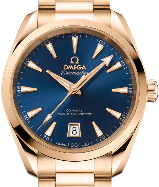 Omega Seamaster Aqua Terra 18K Moonshine™ gold Men's Watch - Premium Luxury Product