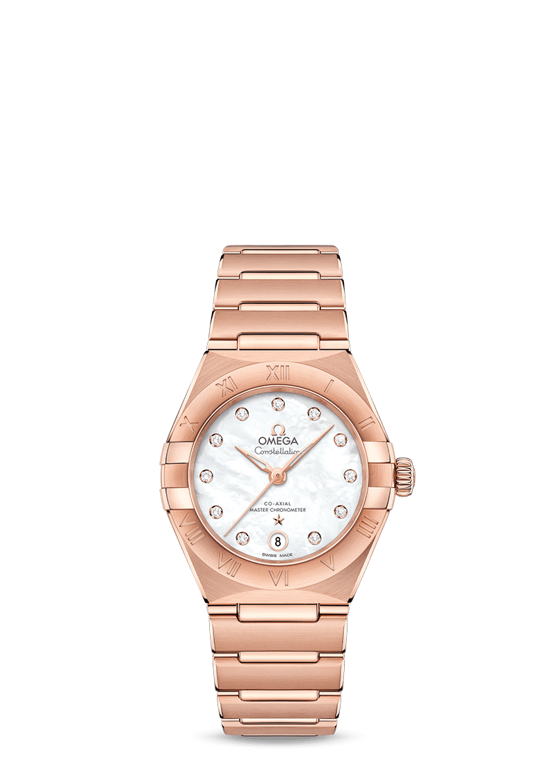 Omega Constellation Co-Axial Master Chronometer Sedna™ Gold & Diamond Lady’s Watch - Premium Luxury Product