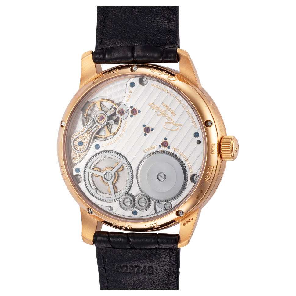 Glashutte Original Senator Chronometer Regulator Red Gold Men's Watch - Premium Luxury Product