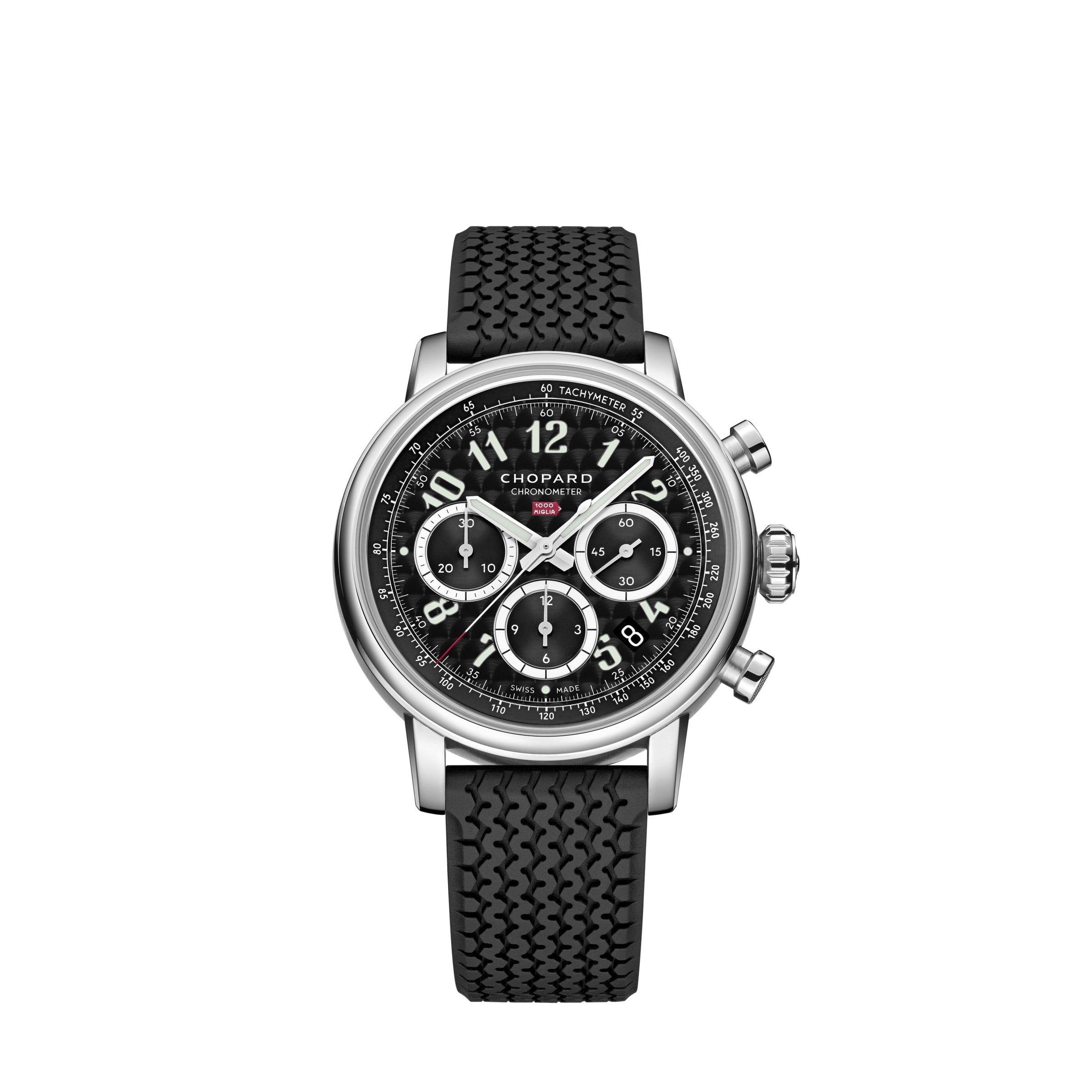 MILLE MIGLIA CLASSIC CHRONOGRAPH 40.5 MM, AUTOMATIC, CHOPARD LUCENT STEEL 168619-300 - Premium Luxury Product