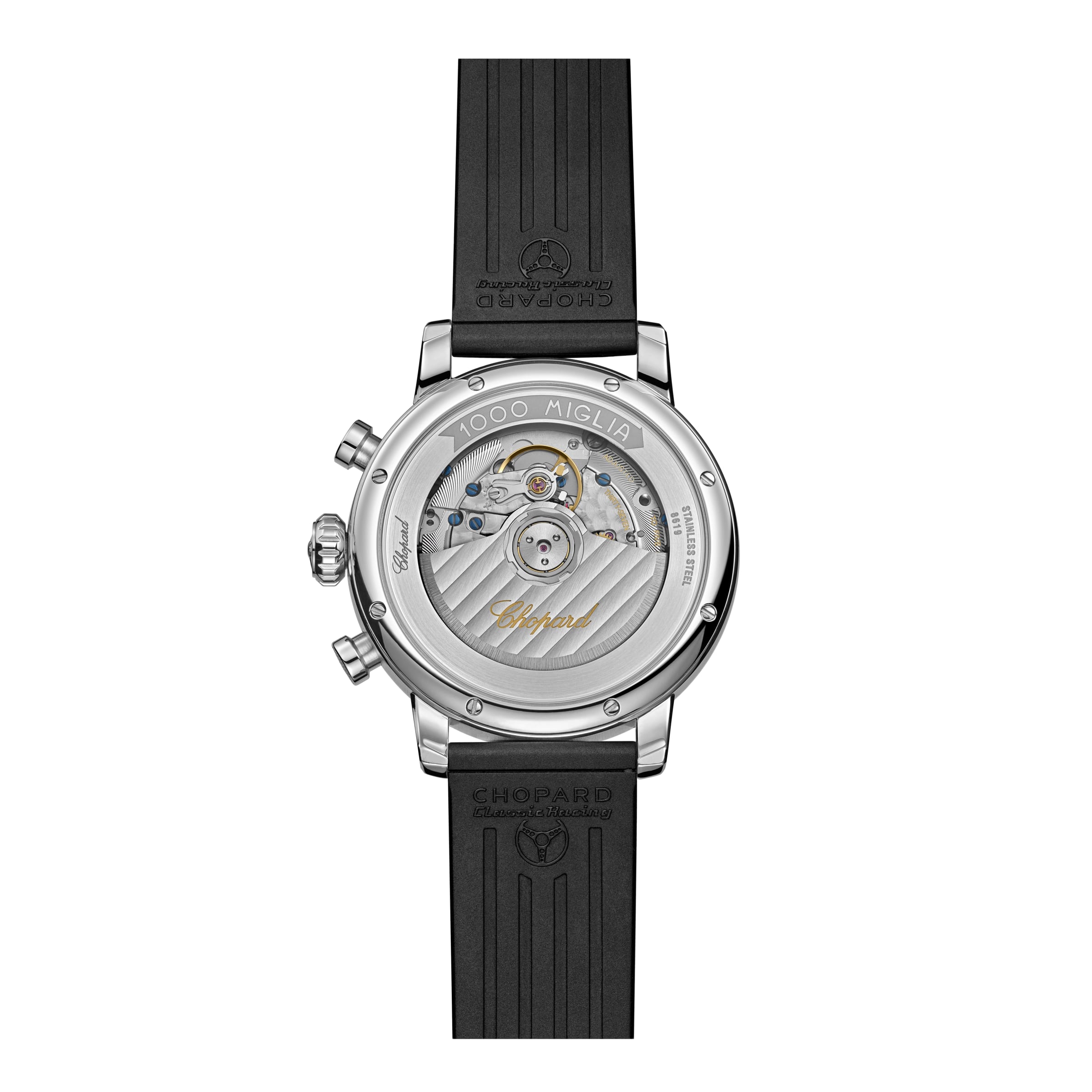 MILLE MIGLIA CLASSIC CHRONOGRAPH 40.5 MM, AUTOMATIC, CHOPARD LUCENT STEEL 168619-300 - Premium Luxury Product