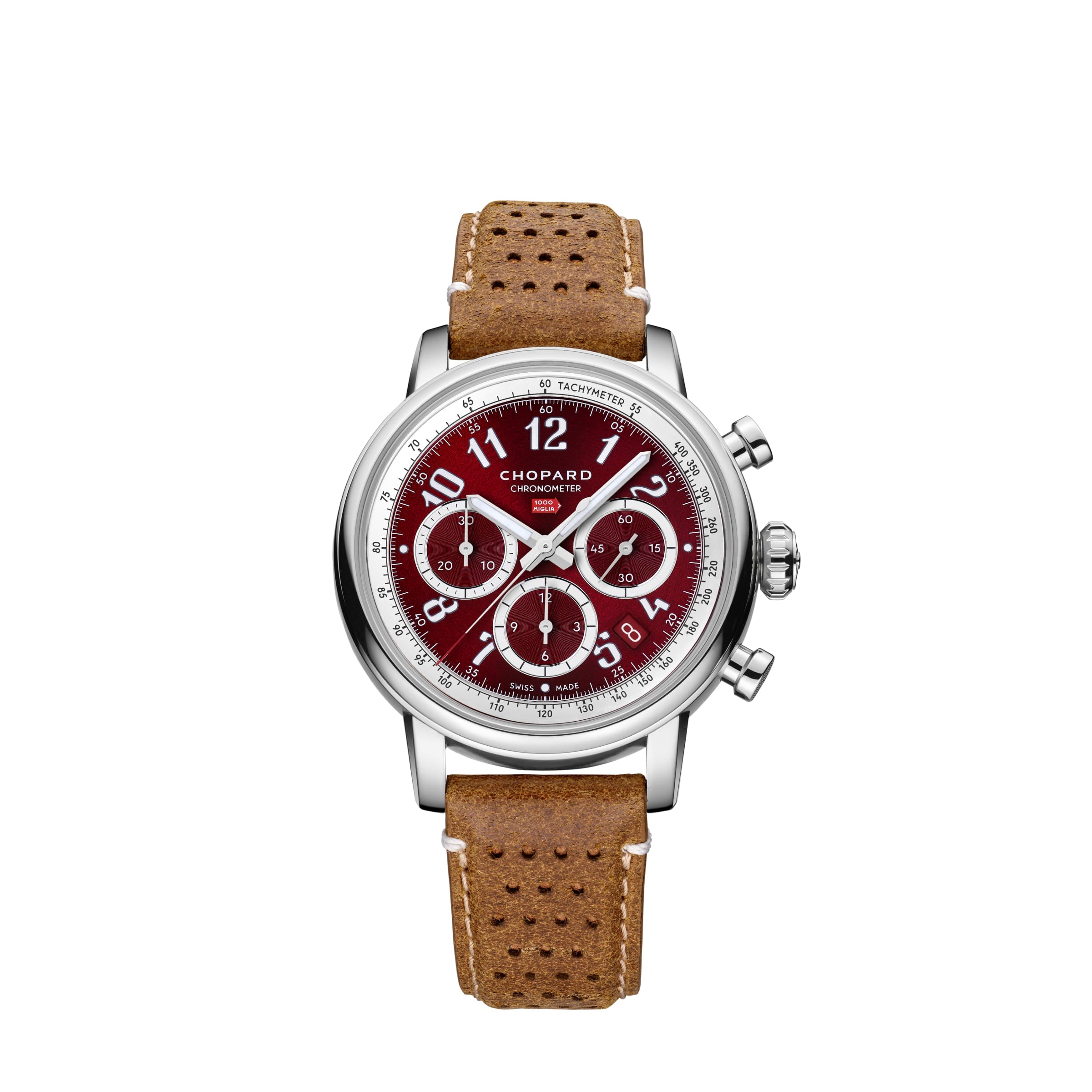 MILLE MIGLIA CLASSIC CHRONOGRAPH 40.5 MM, AUTOMATIC, CHOPARD LUCENT STEEL 168619-3003 - Premium Luxury Product