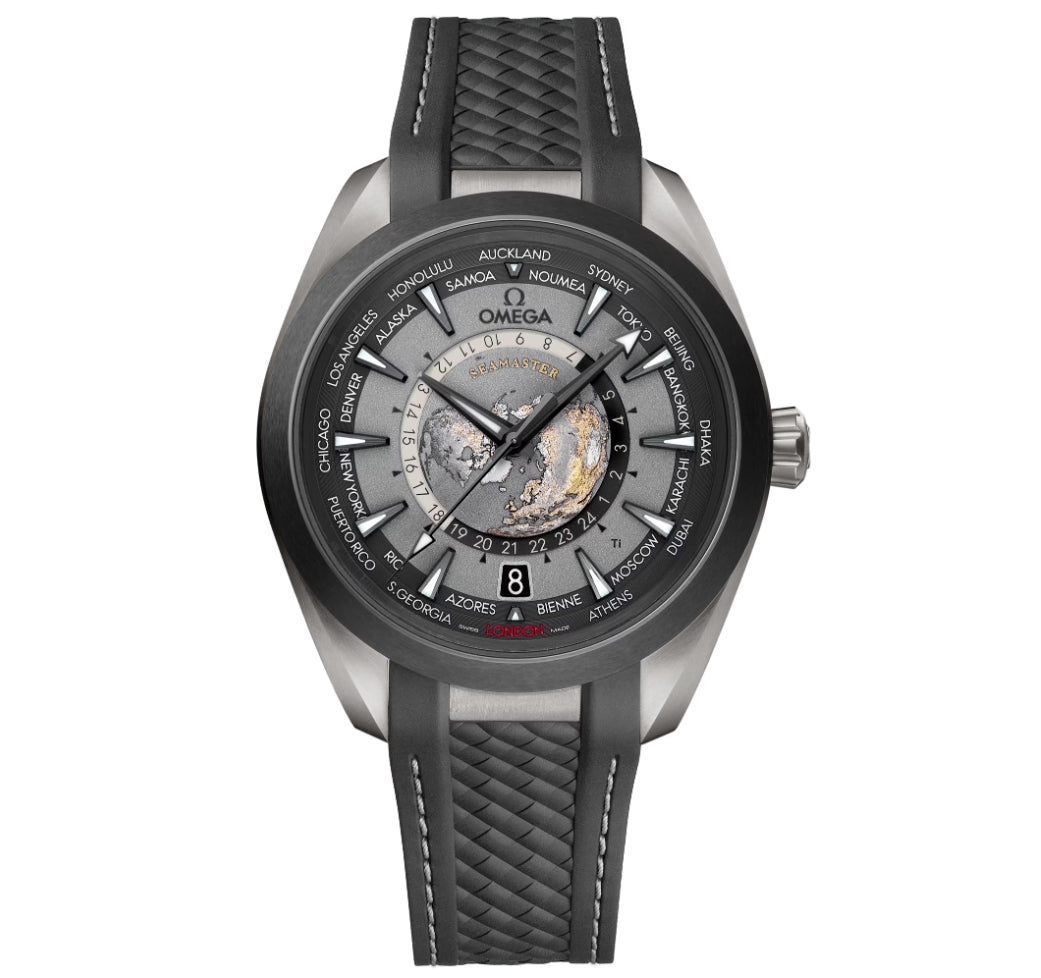 Omega Seamaster Aqua Terra GMT Chronometer Titanium Men's Watch - Premium Luxury Product