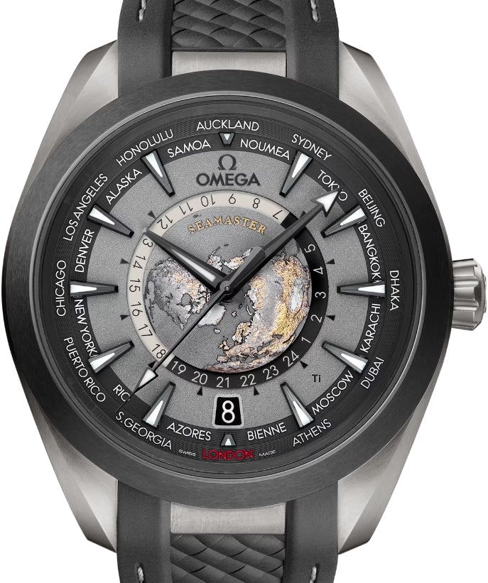 Omega Seamaster Aqua Terra GMT Chronometer Titanium Men's Watch - Premium Luxury Product