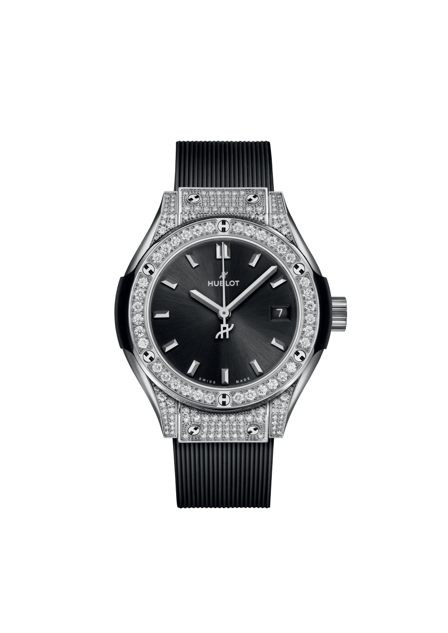Hublot Classic Fusion Titanium & Diamonds Unisex Watch - Premium Luxury Product