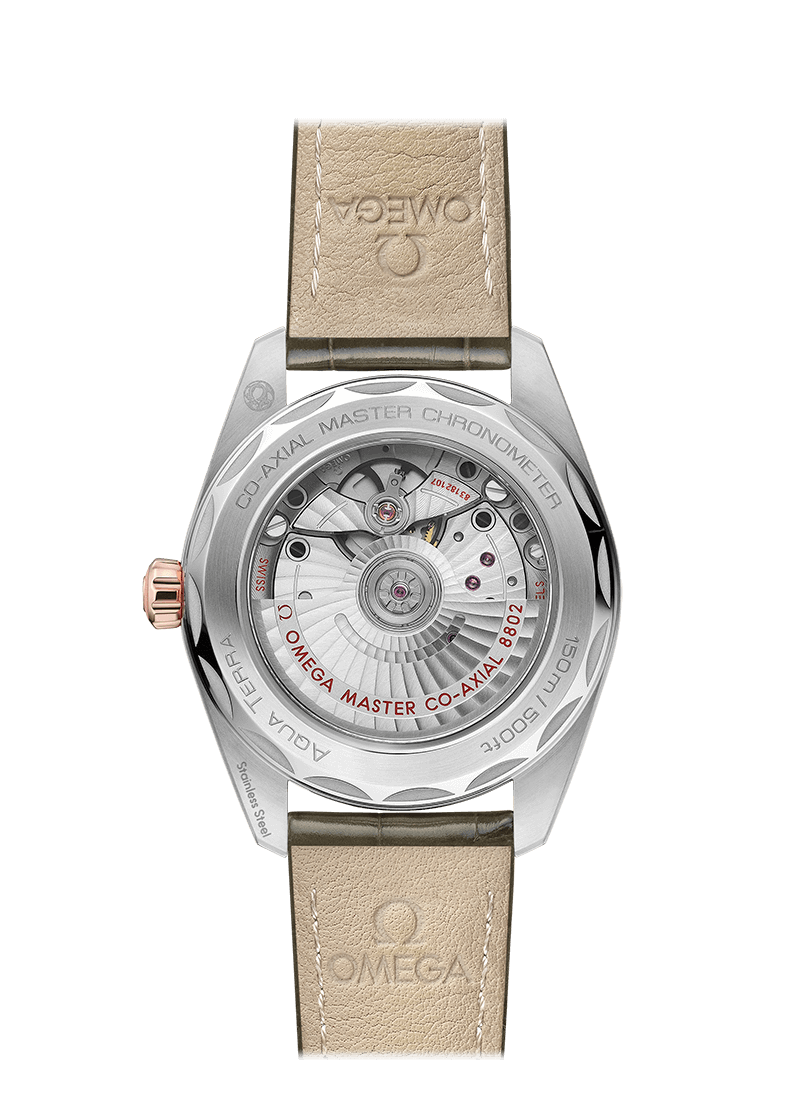 Omega Seamaster Aqua Terra Co-Axial Master Chronometer Stainless Steel& 18K Sedna™ Gold & Diamonds Lady's Watch - Premium Luxury Product